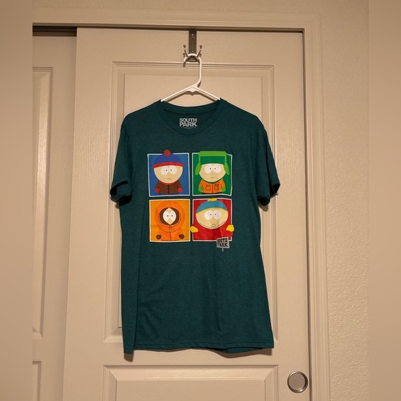 Hybrid Apparel Dark Green South Park Tee Size Medium - Picture 4 of 5